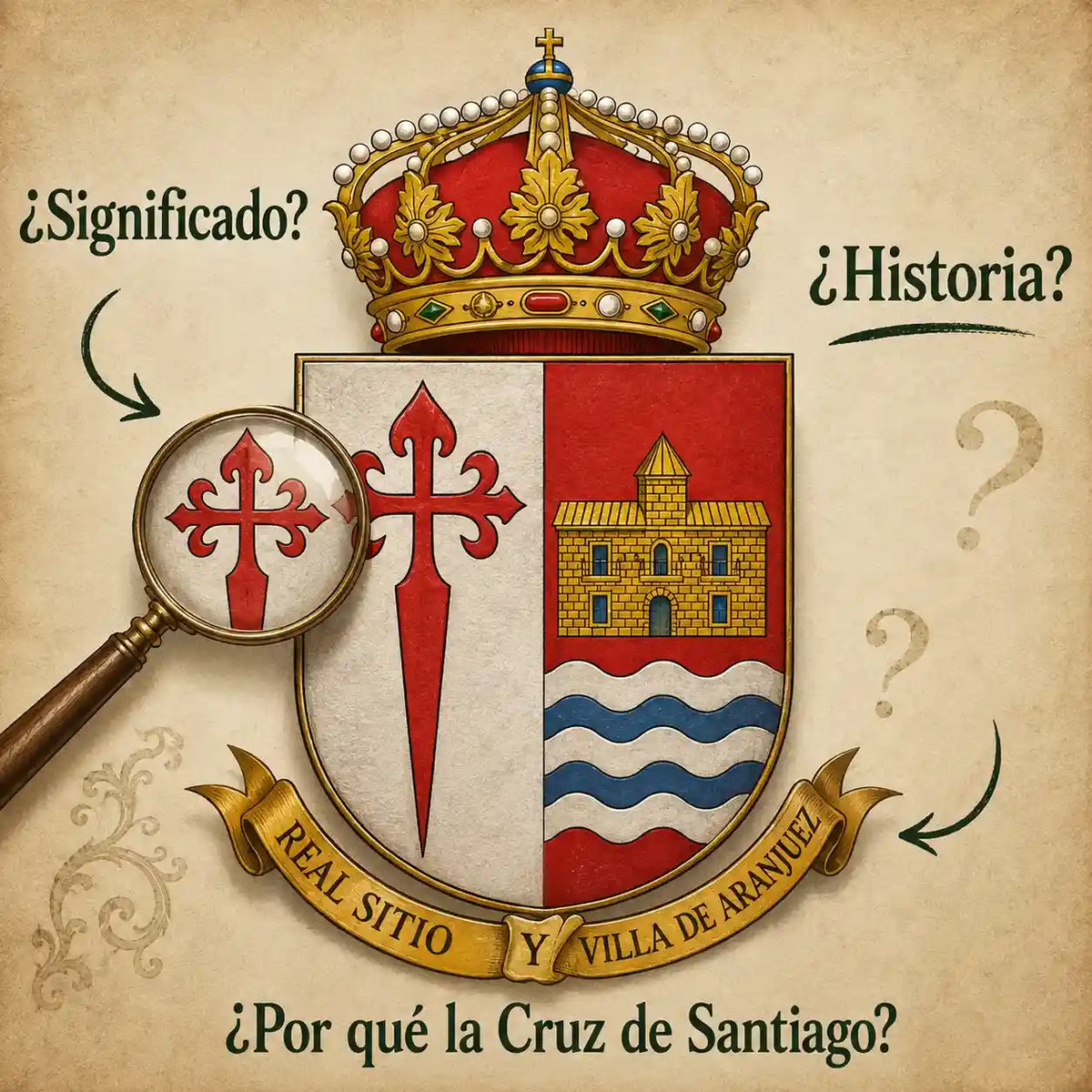 Escudo de la ciudad de Aranjuez: Significado e Historia