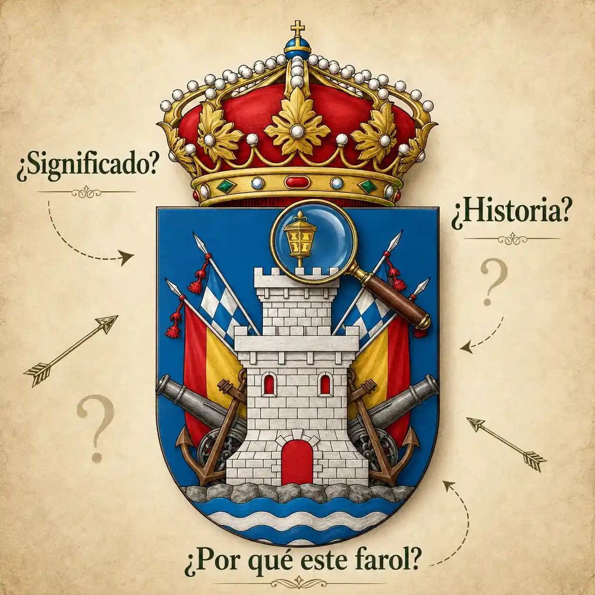Escudo de la ciudad de Ferrol: Significado e Historia