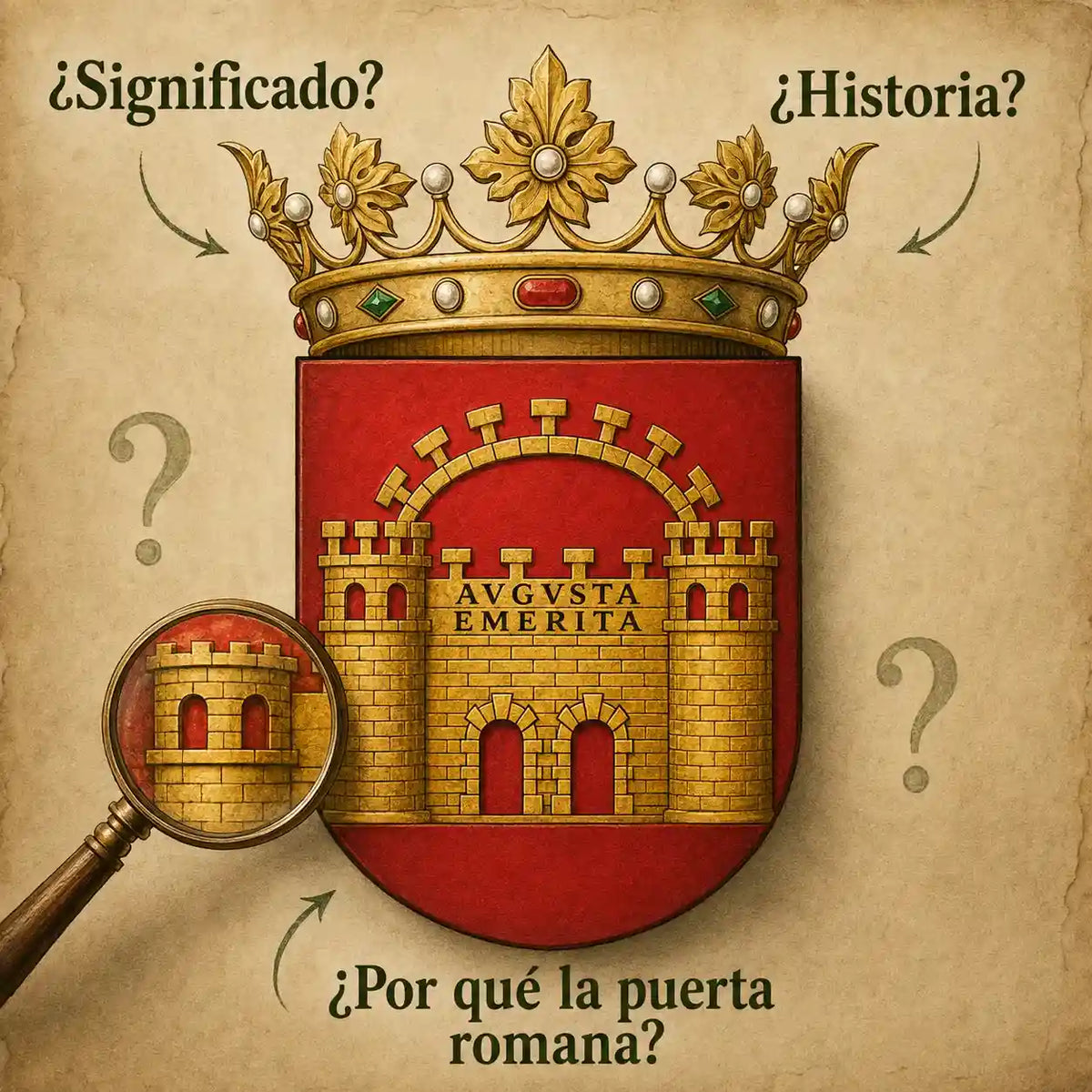 Escudo de la ciudad de Mérida: Significado e Historia