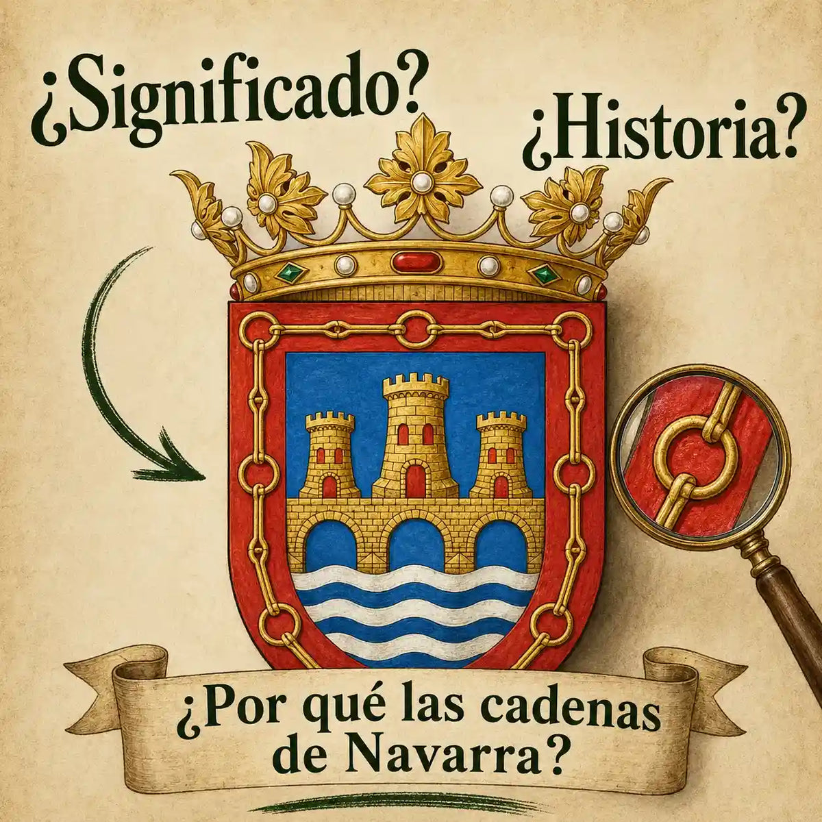 Escudo de la ciudad de Tudela: Significado e Historia