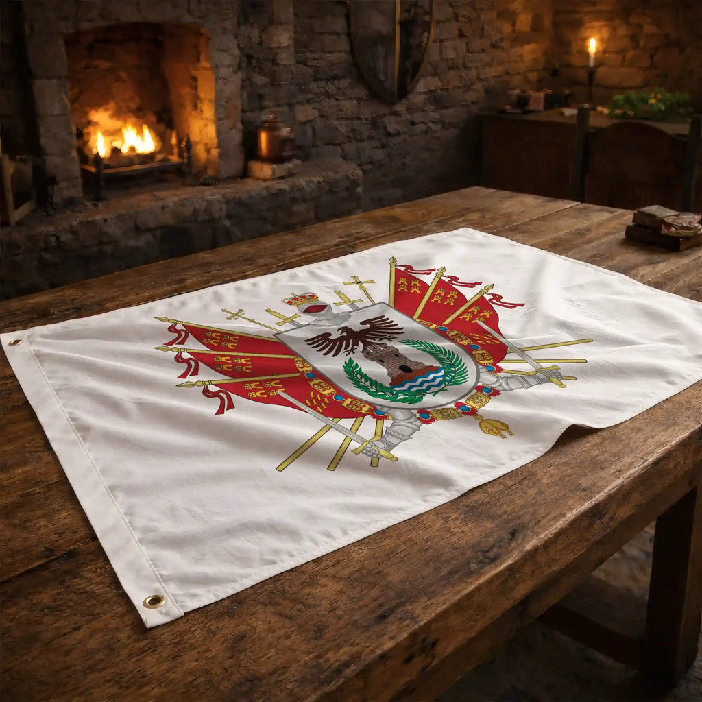 Bandera – Escudo de Águilas - bandera ciudad España