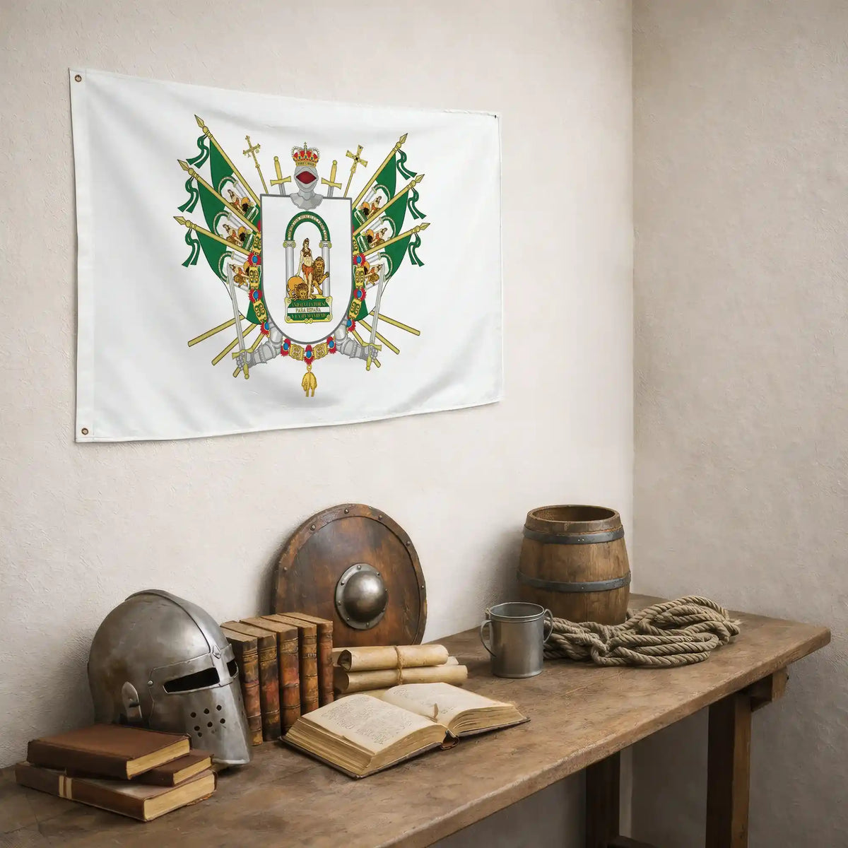 Bandera – Escudo de Andalucía - bandera comunidad autónoma España