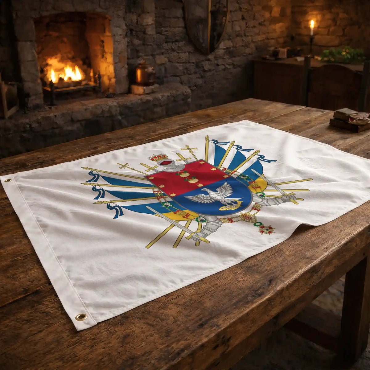 Bandera – Escudo de Arrecife - bandera ciudad España