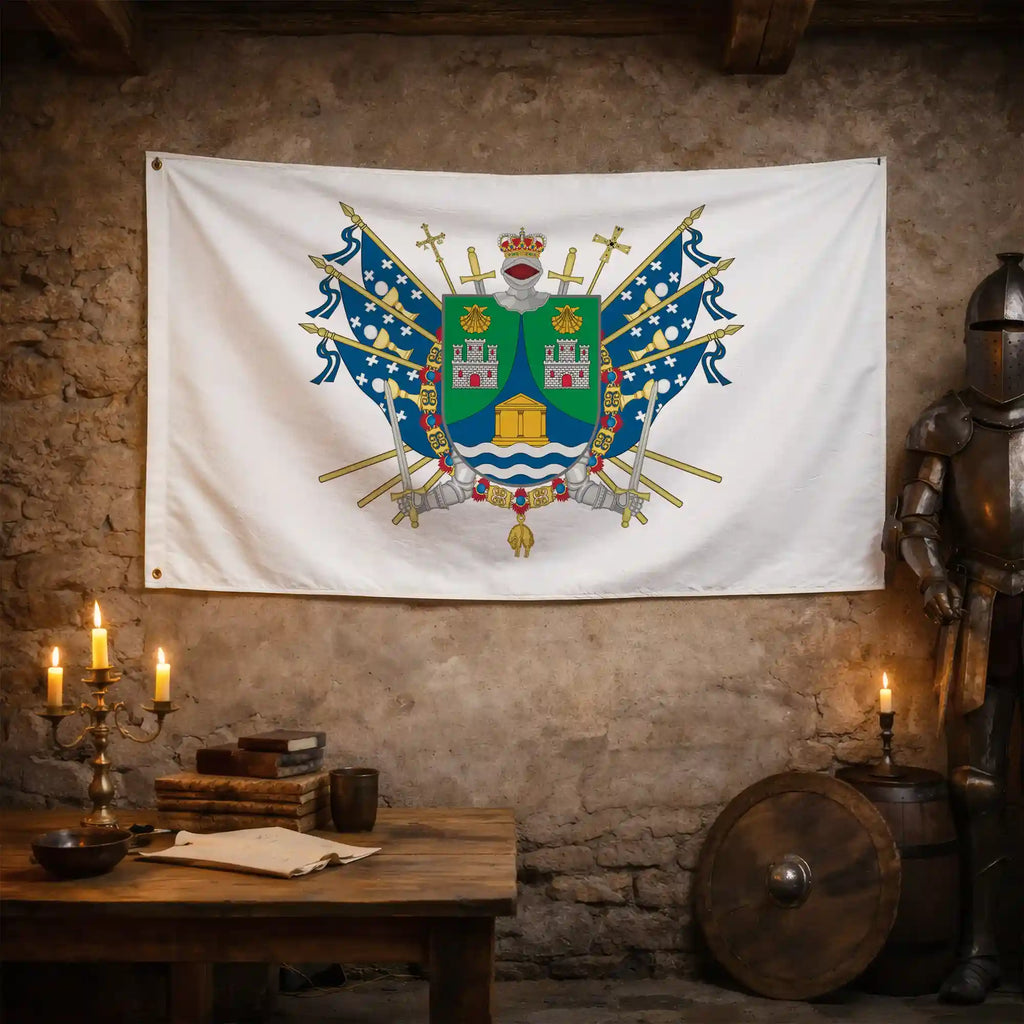 Bandera – Escudo de Arteixo - bandera ciudad España