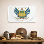 Bandera – Escudo de Carballo - bandera ciudad España