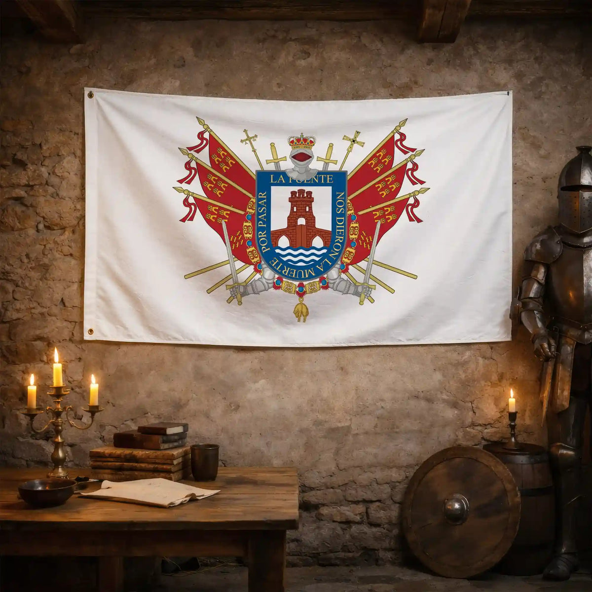 Bandera – Escudo de Cieza - bandera ciudad España