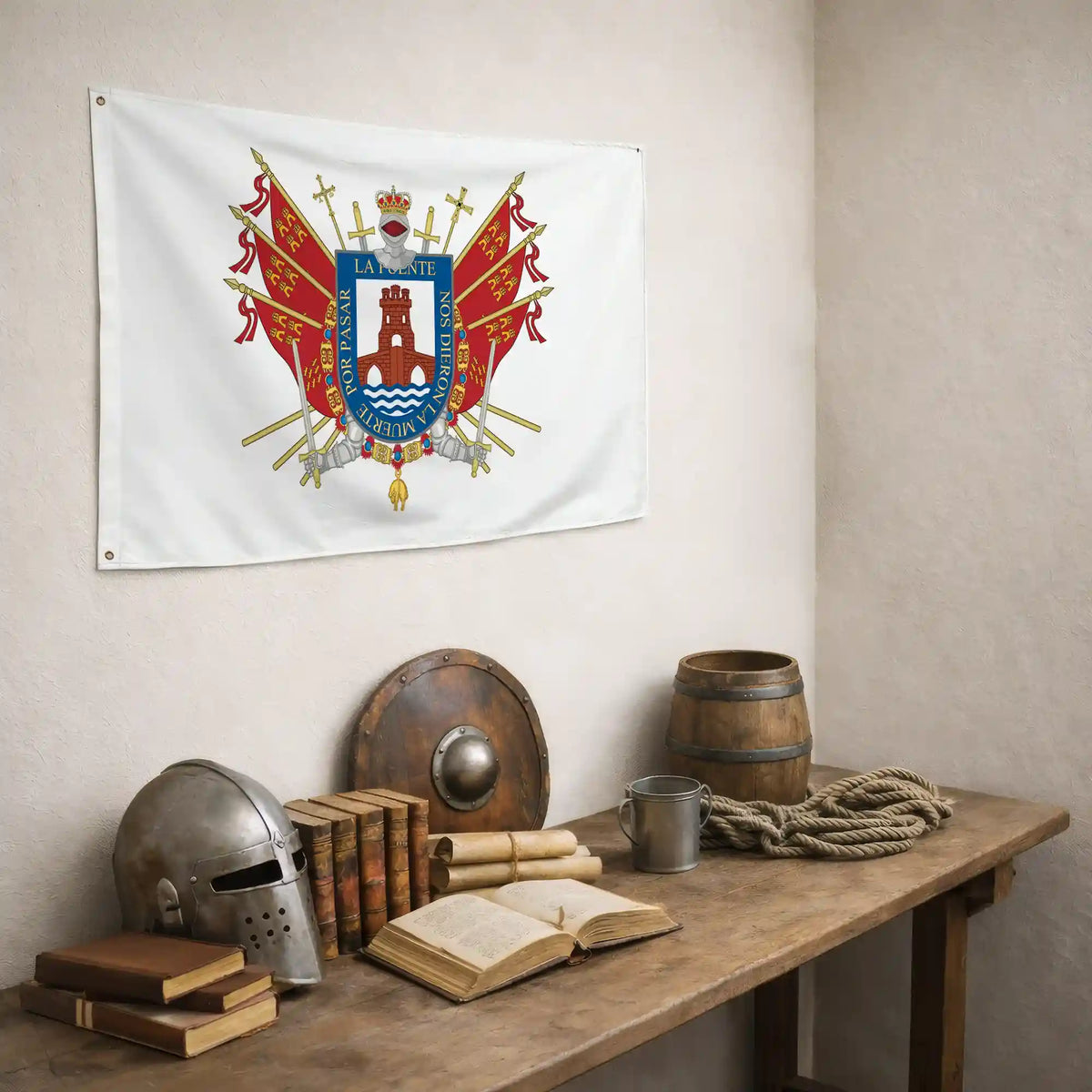 Bandera – Escudo de Cieza - bandera ciudad España