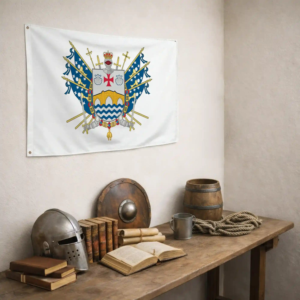 Bandera – Escudo de Culleredo - bandera ciudad España