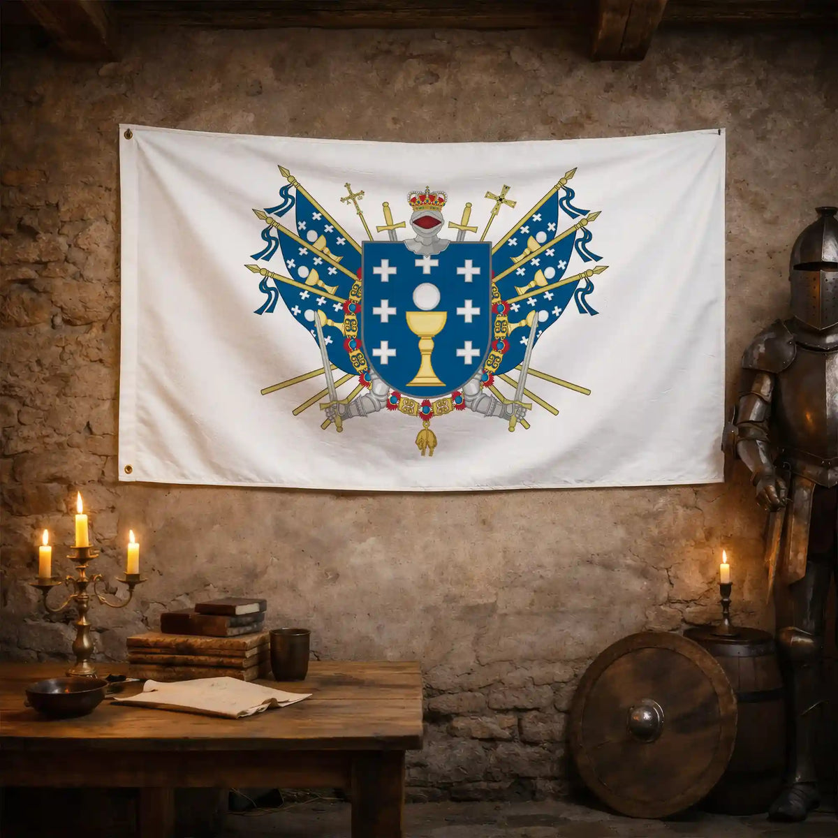 Bandera – Escudo de Galicia - bandera comunidad autónoma España