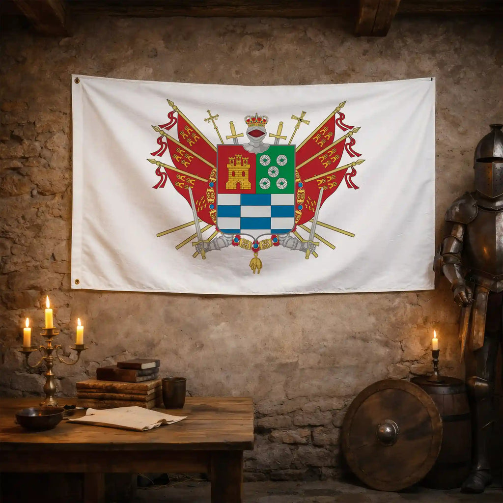 Bandera – Escudo de Molina de Segura - bandera ciudad España