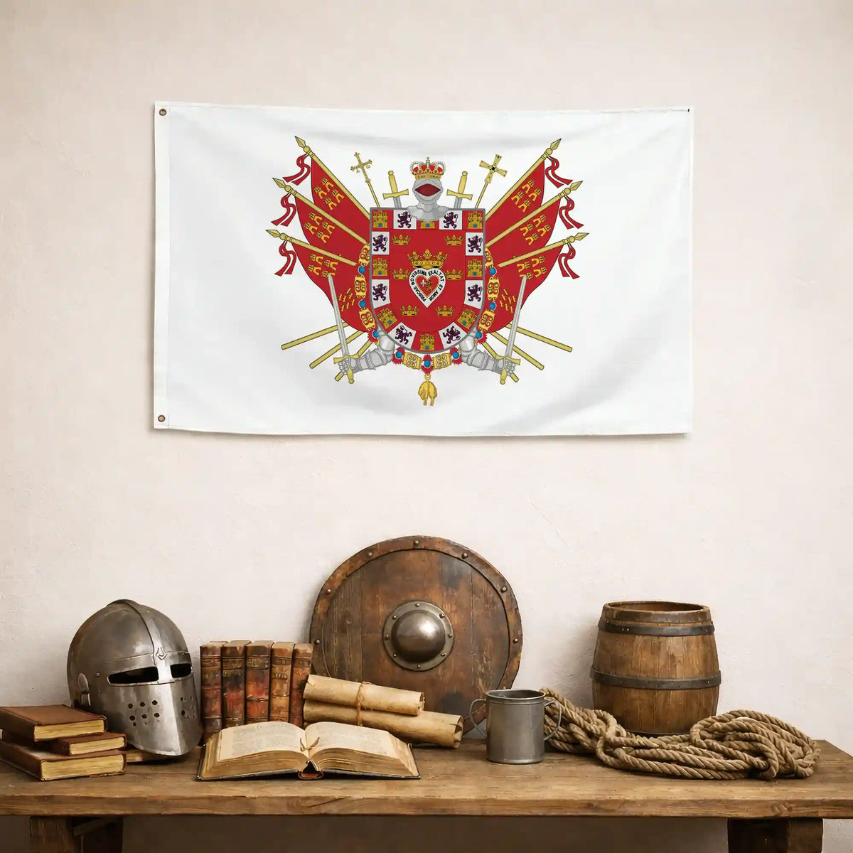 Bandera – Escudo de Murcia - bandera ciudad España