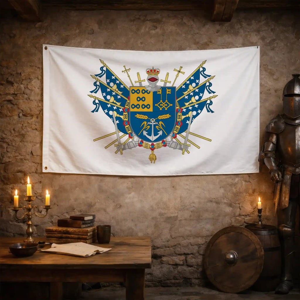Bandera – Escudo de Narón - bandera ciudad España