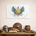 Bandera – Escudo de Ourense - bandera ciudad España