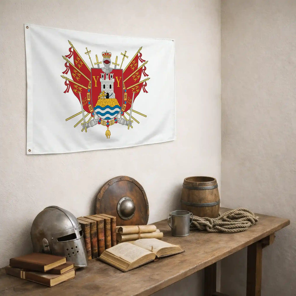 Bandera – Escudo de Yecla - bandera ciudad España