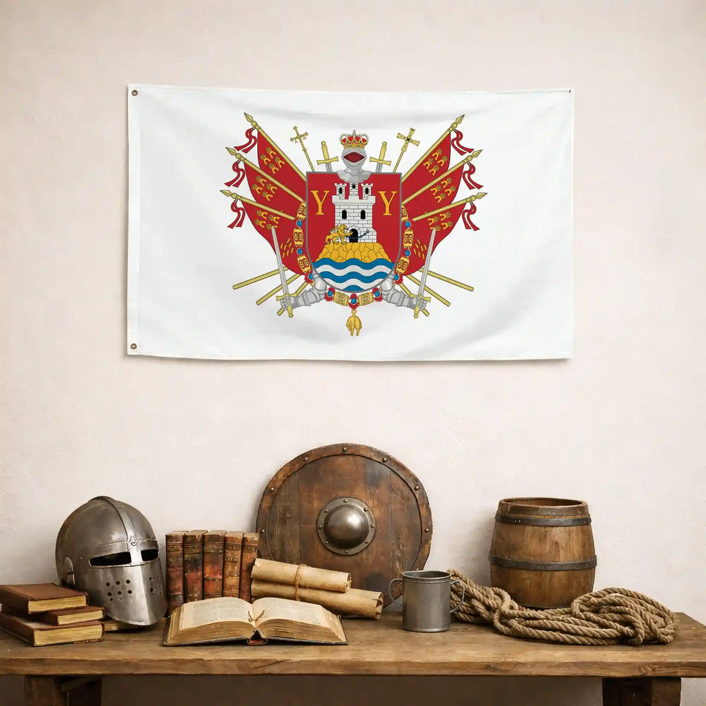 Bandera – Escudo de Yecla - bandera ciudad España