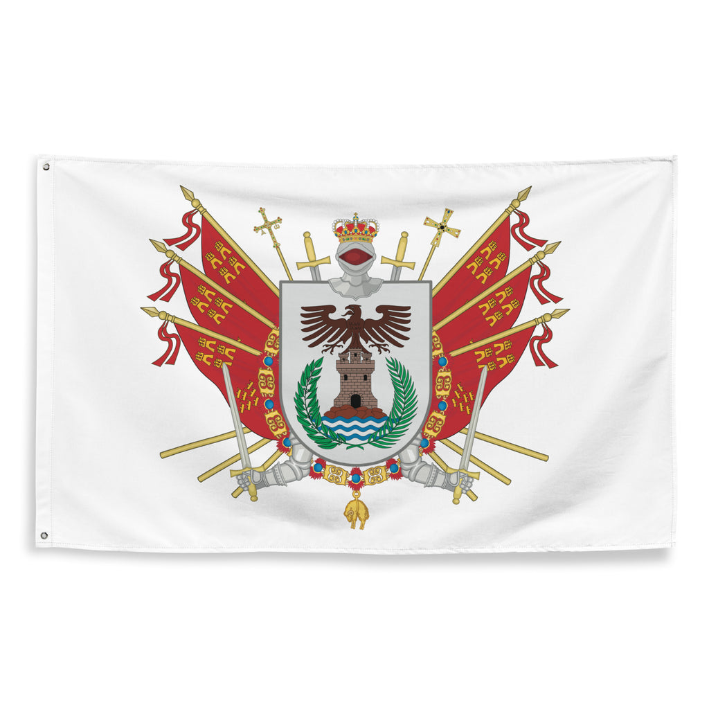Bandera – Escudo de Águilas - bandera ciudad España