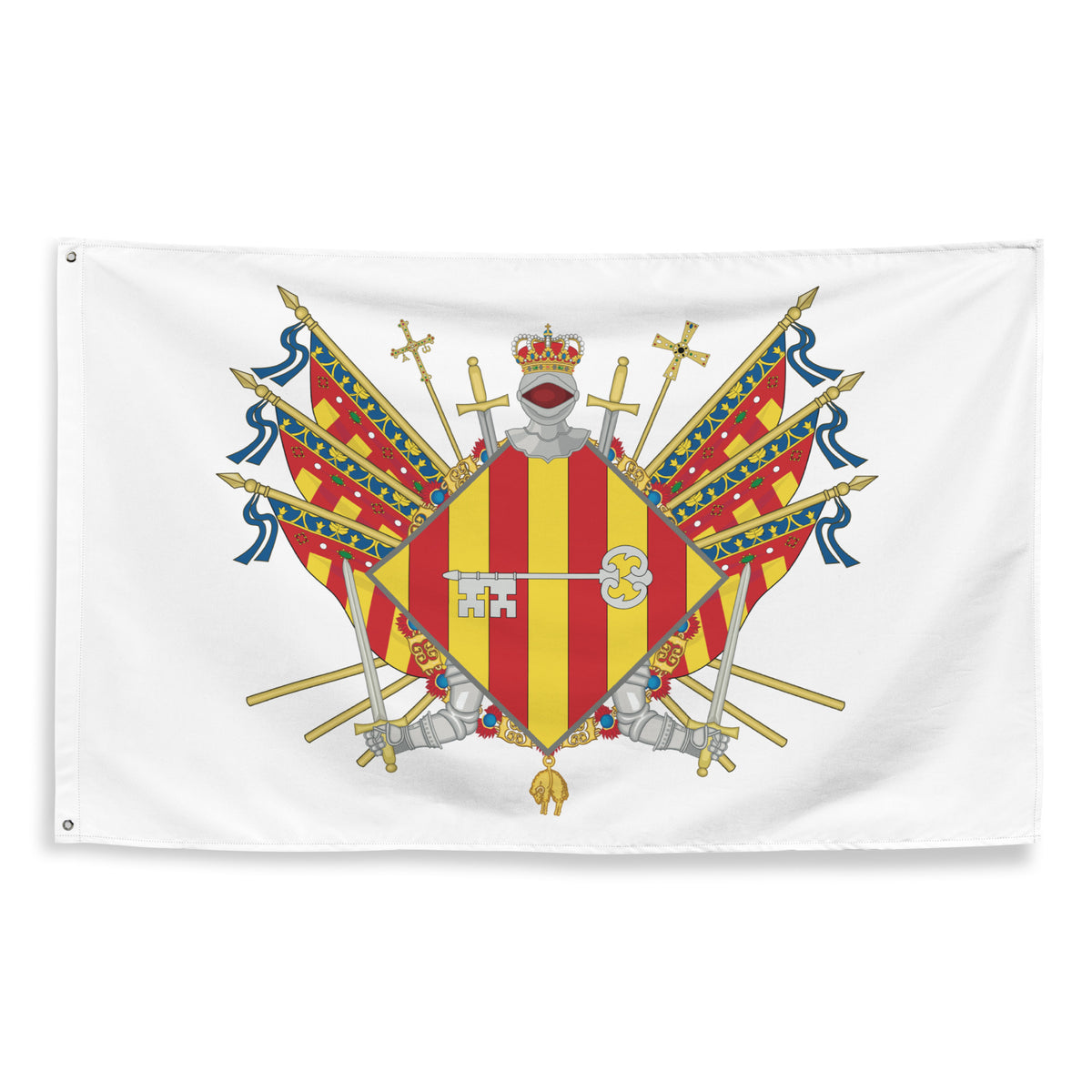 Bandera – Escudo de Alzira - bandera ciudad España