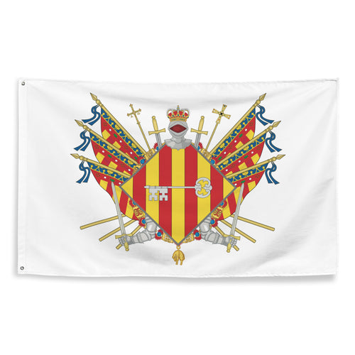 Bandera – Escudo de Alzira - bandera ciudad España