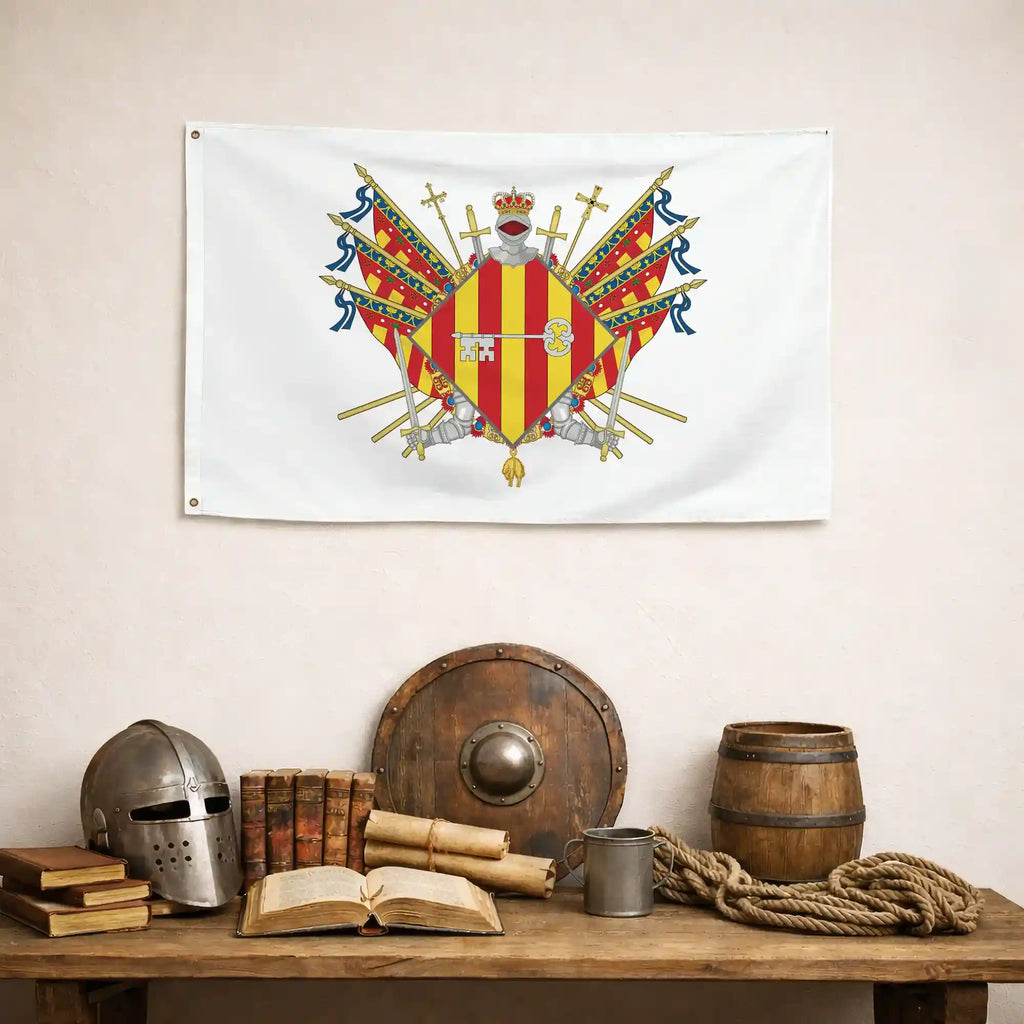 Bandera – Escudo de Alzira - bandera ciudad España