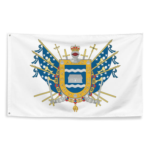 Bandera – Escudo de Ames - bandera ciudad España