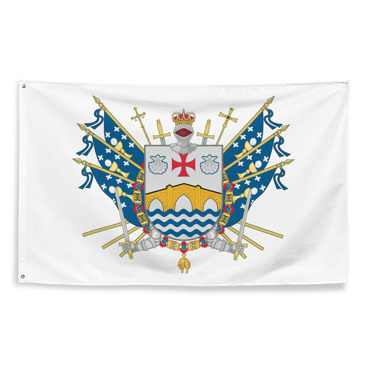 Bandera – Escudo de Culleredo - bandera ciudad España