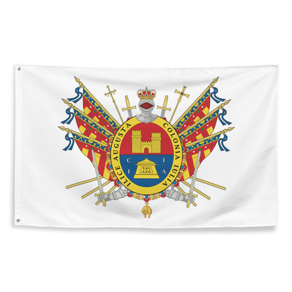 Bandera – Escudo de Elche - bandera ciudad España