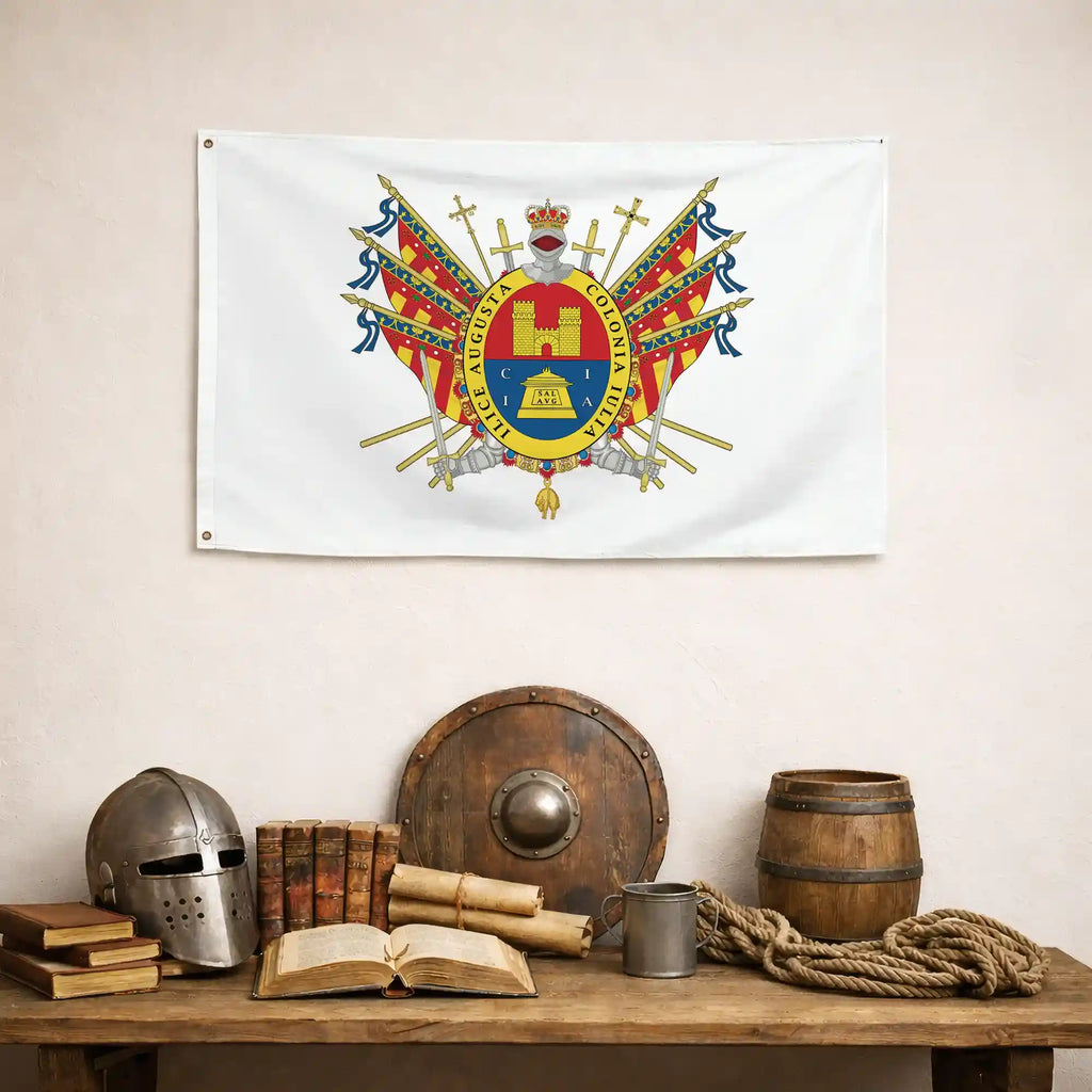 Bandera – Escudo de Elche - bandera ciudad España