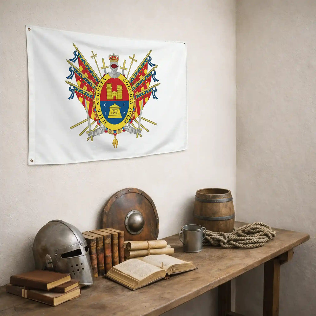 Bandera – Escudo de Elche - bandera ciudad España