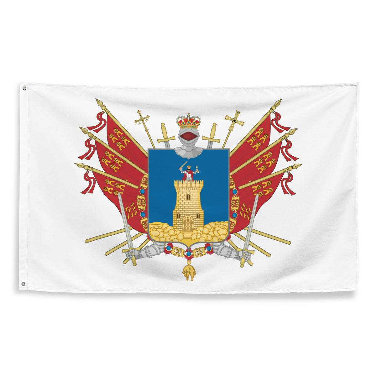Bandera – Escudo de Lorca - bandera ciudad España