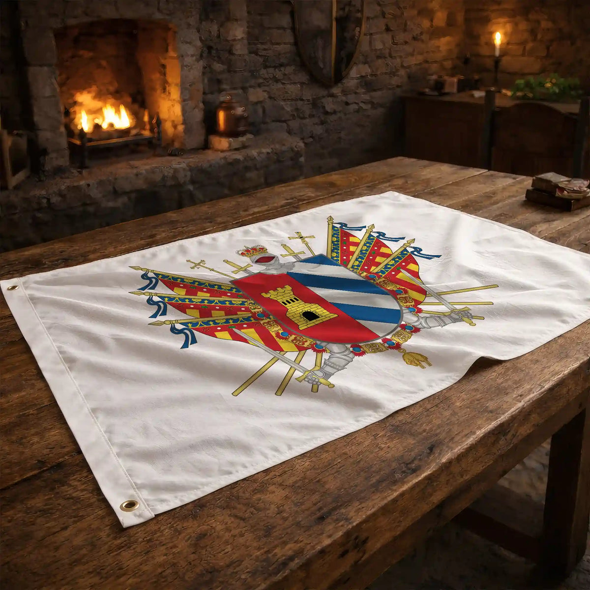 Bandera – Escudo de Mislata - bandera ciudad España