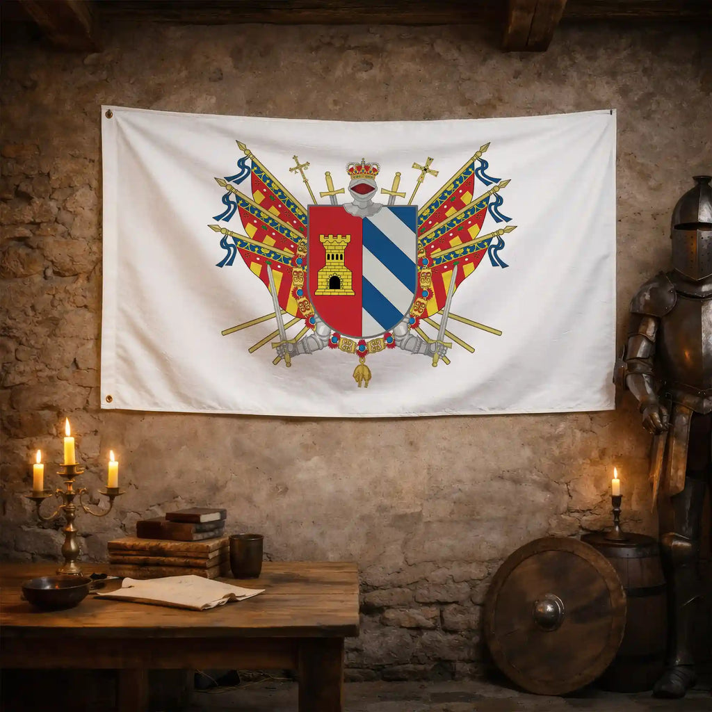 Bandera – Escudo de Mislata - bandera ciudad España