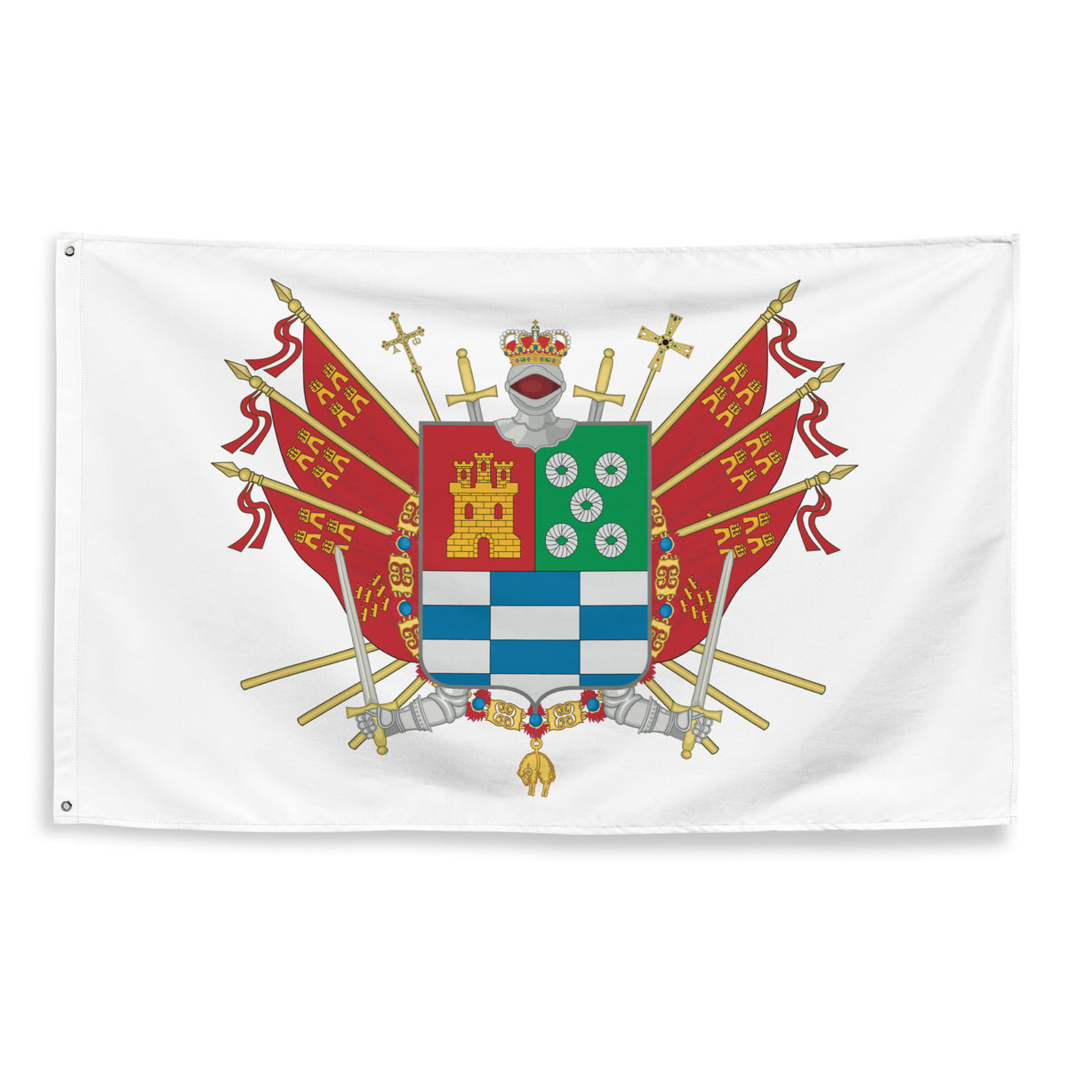 Bandera – Escudo de Molina de Segura - bandera ciudad España