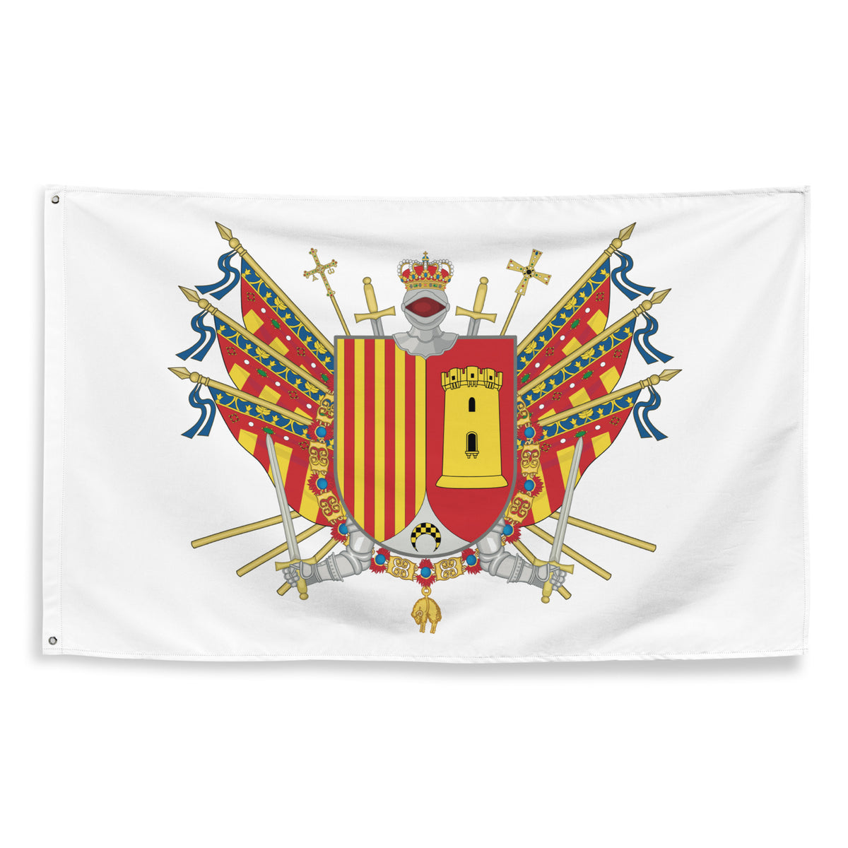 Bandera – Escudo de Paterna - bandera ciudad España