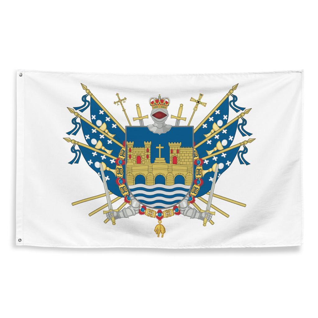 Bandera – Escudo de Pontevedra - bandera ciudad España