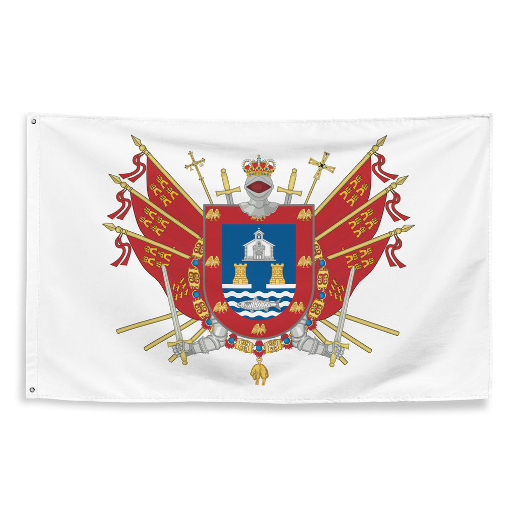 Bandera – Escudo de San Javier - bandera ciudad España