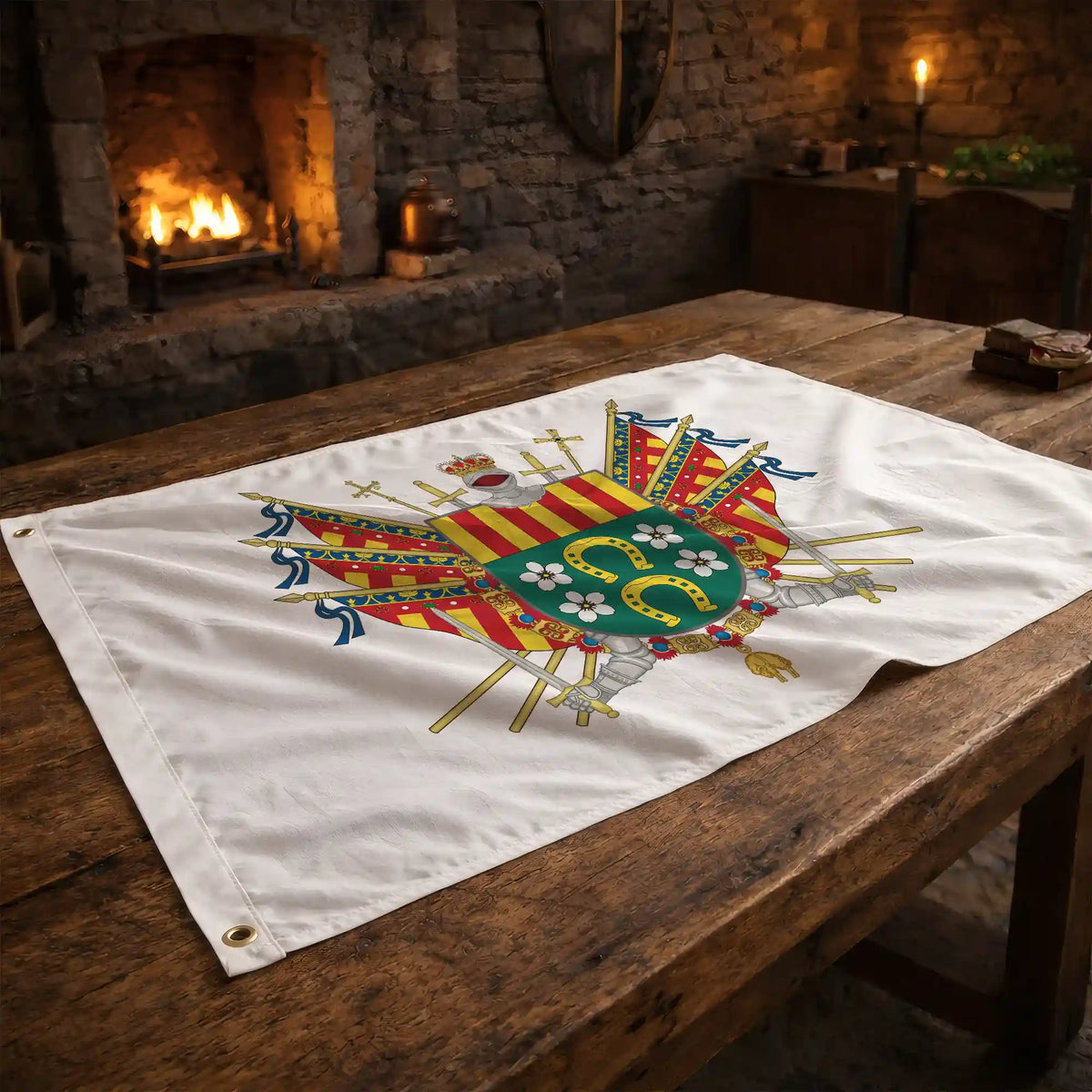 Bandera – Escudo de San Vicente del Raspeig - bandera ciudad España