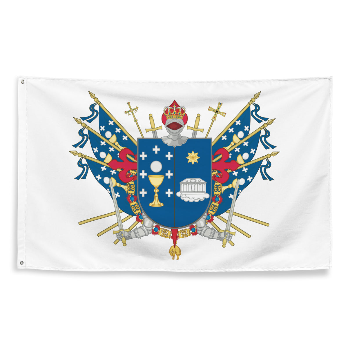 Bandera – Escudo de Santiago de Compostela - bandera ciudad España