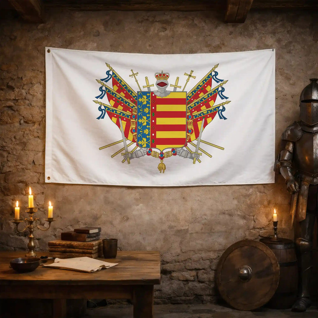 Bandera – Escudo de la Comunitat Valenciana - bandera comunidad autónoma España