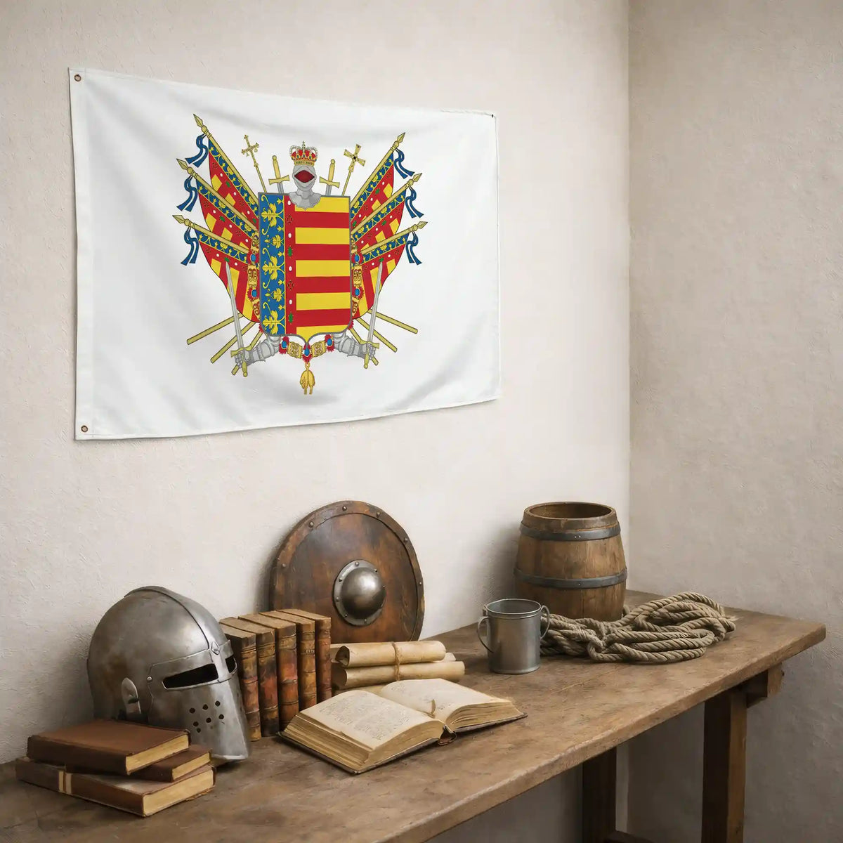 Bandera – Escudo de la Comunitat Valenciana - bandera comunidad autónoma España