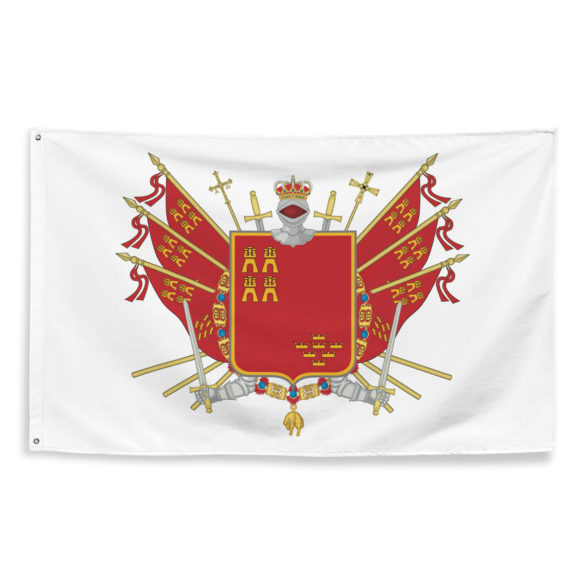 Bandera – Escudo de la Región de Murcia - bandera comunidad autónoma España